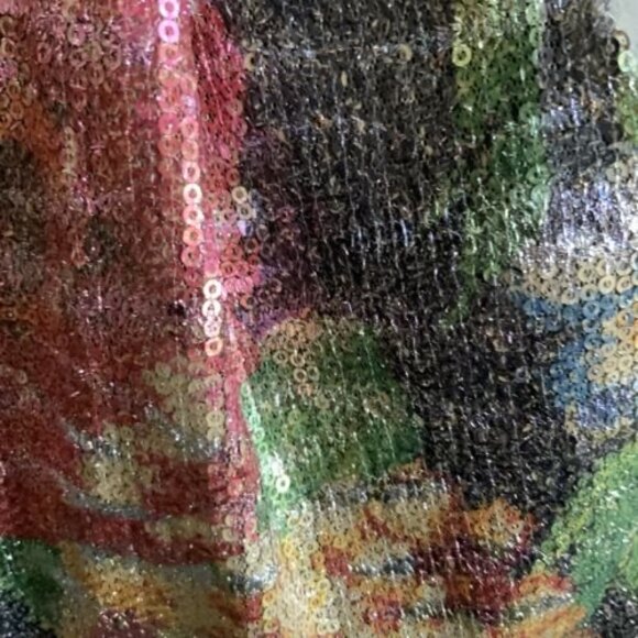 Free People Tangier Floral Sequin Mini Dress XS - Picture 8 of 11